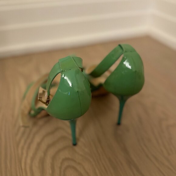 JIMMY CHOO Lance Patent Leather Sandal - Picture 3 of 3